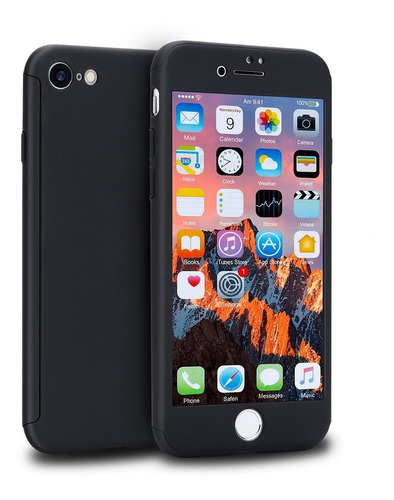 Carcasa Protector Full 360 + Vidrio Templado iPhone 7