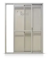 Comprar Aberturas Balcon Aluminio Blanco Herrero 180x200 Con Vidrio