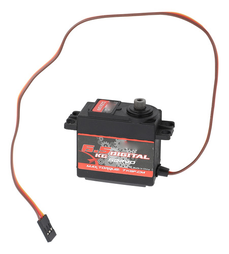 Servo Rc Gear Servo, Motor De 6,5 Kg, Plástico, Hierro, Meta