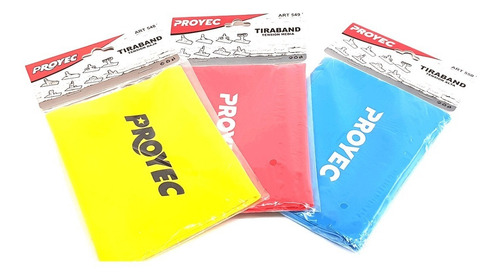 Bandas Elasticas Pack X3 Ejercicio Theraband Tiraband Proyec