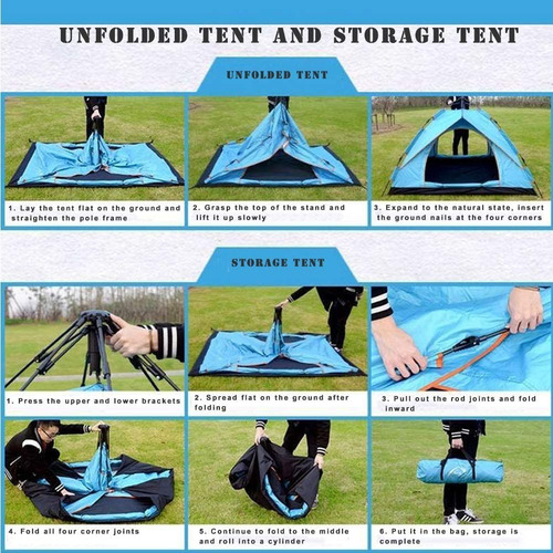 Carpa Automática Autoarmable 210x150x125 Profesional 2/3 Per