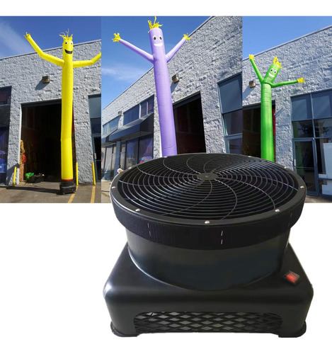 Ventilador Para Muñecos Danzantes Mxadn-002 18 Ø 5 A 6.5m Color Negro