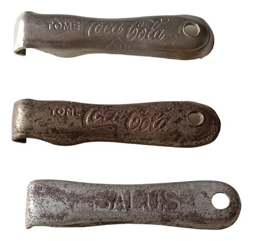 Destapador Antiguo De Coca Cola Y Salus, Metal,precio C/u