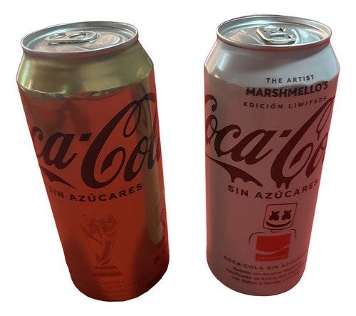 Latas Coca-cola Edición Limitada Marshmello Y Mundial Qatar
