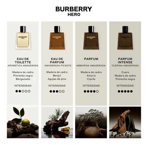 Perfume Importado Hombre Burberry Hero Parfum Intense 100ml