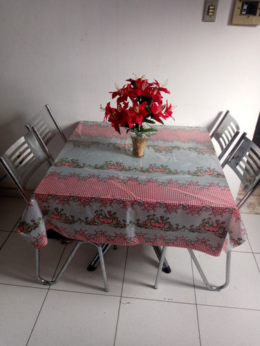 Vendo Mesa D Vidro C 4 Cadeiras + Churrasqueira