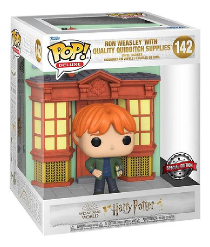 Libro - Funko Pop! Deluxe Harry Potter - Ron Weasley With Q