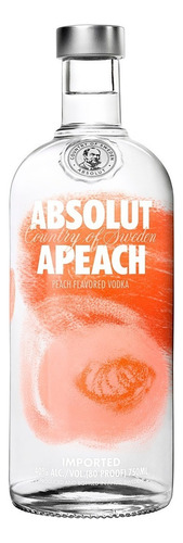 Absolut Apeach Vodka Suecia Botella De 750 Ml Fruta Tropical