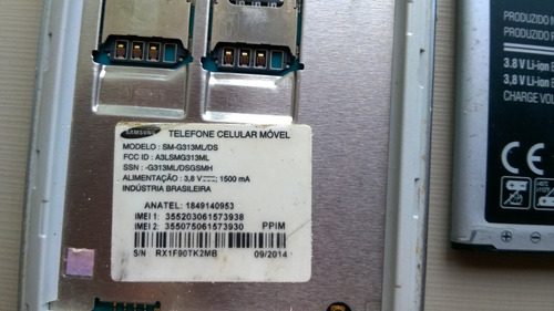 Celular Samsung No Estado C/ Defeito Restauro Ou Peças