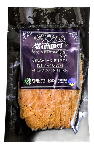 Gravlax Filete De Salmón Patagónico Ahumado 100% Natural