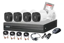 Comprar Kit Seguridad Dahua Dvr 4ch+4 Cámaras 2mp\u002F1080\u002Ffullhd+disco