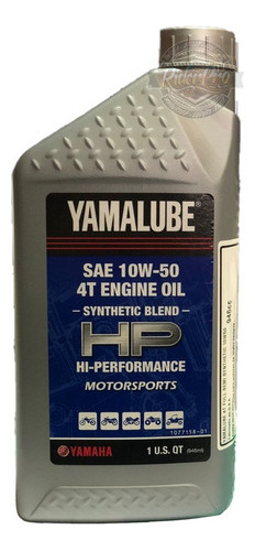 Aceite Lubricante Yamalube Hp 10w50 4t Semi Sintetico Moto ®