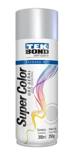 Pintura Tek Bond Aerosol Uso General 350ml Aluminio