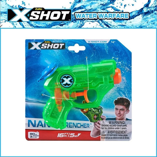 Imagen 3 de 4 de Pistola De Agua X-shot Mini Blaster Drencher 5643 Surtido