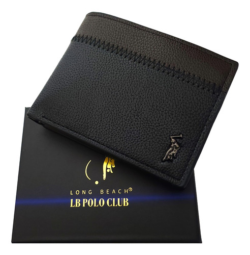 Cartera Hombre Lujo Polo Club Long Beach Original Billetera4