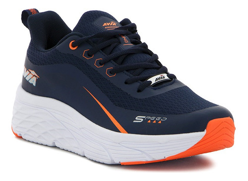 Avia Zapatillas Acordonadas Para Hombre Infinite Navy/ Orang