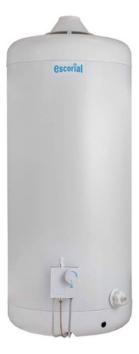 Termotanque Escorial 80 Litros Superior Gas Natural Color Blanco