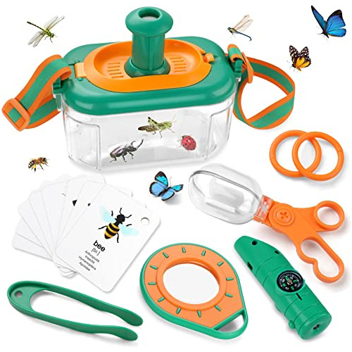 Kit Atrapar Insectos Niños - Kit De Explorador Al Aire...