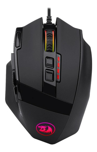 Mouse gamer de juego inalámbrico Redragon  Sniper M801 RGB negro
