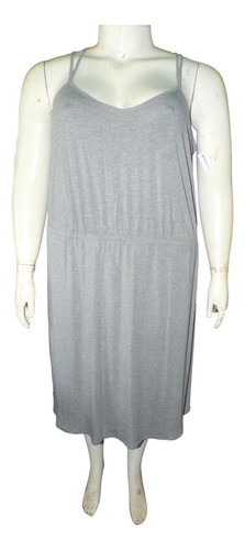 Vestido Gris De Tirantes Tcasual Talla 30w ( 50mx ) Old Navy