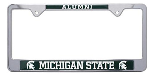 Msu All Metal Alumni License Plate Frame (michigan Stat...