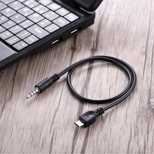 Cable 3,5 Mm Macho A Micro Usb Aux Audio Macho, Mide 40cm