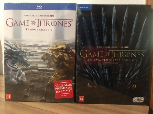 Blu Ray Coleçao Game Of Thrones (lacrado Original) Dublado