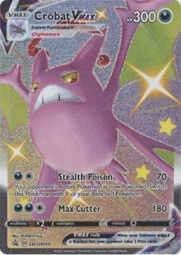 Crobat Vmax Swsh099 Shiny Promo Pokemon Tcg