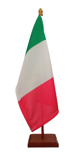 Bandera Italia Mastil Escritorio Despachos Oficinas