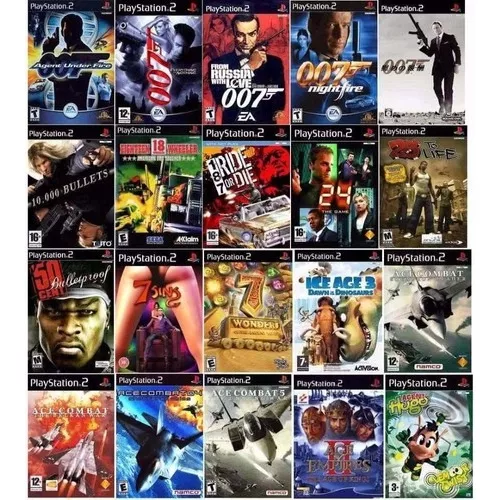 30 Jogos Ps2 A Sua Escolha Compatível C/ Ps2