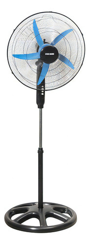 Ventilador Pie Ken Brown Kb-215 90w 21 Pulgadas 5 Aspas 1,7m Color Negro/Azul