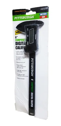 Pittsburgh 6 composite clearance digital caliper