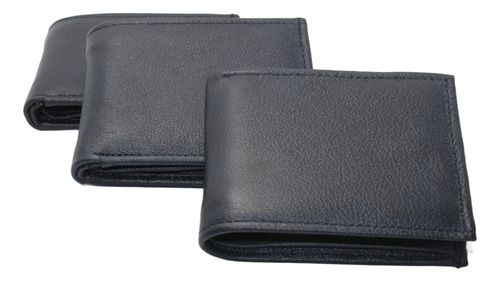 Billetera Cartera Piel Res Genuina Bifold Alta Fortuna