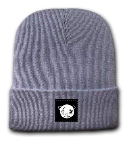 Gorro De Lana Beanie Unisex Gris Avershy Box.