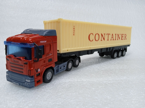 Camión Container. Escala Coleccionable 1/72 Generico (28cms)