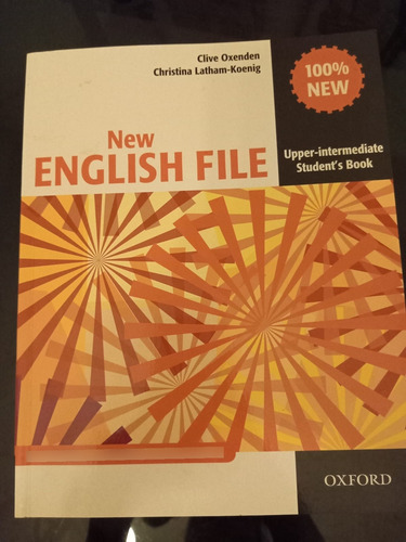 New English File Upper Intermediate Student S Book - Oxford (Usado)