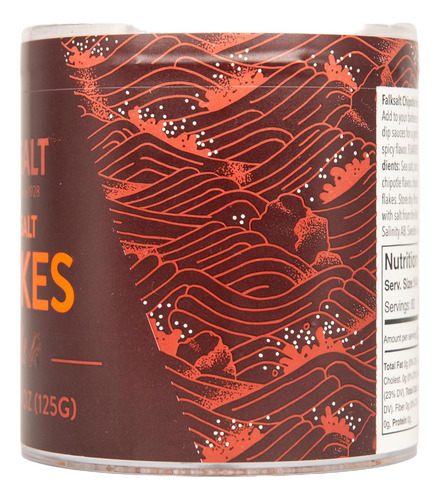 Falksal | Escamas De Sal Marina De Chipotle 4.4 Oz. | Sal De