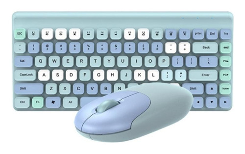 Kit Teclado Y Mouse Inalámbricos Forev Fv-w10 Colors Ts Home