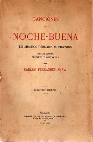 Carlos Fernandez Shaw-canciones De Nochebuena-1910