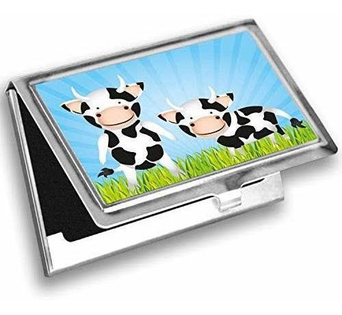 Tarjetero Cartoon Happy Domesti Lunarable Cow Card Holder 