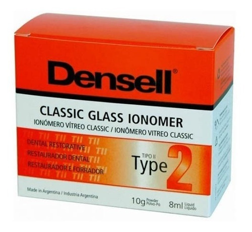 Densell - Ionómero Vitro Classic Glass Ionomer, Tipo 2