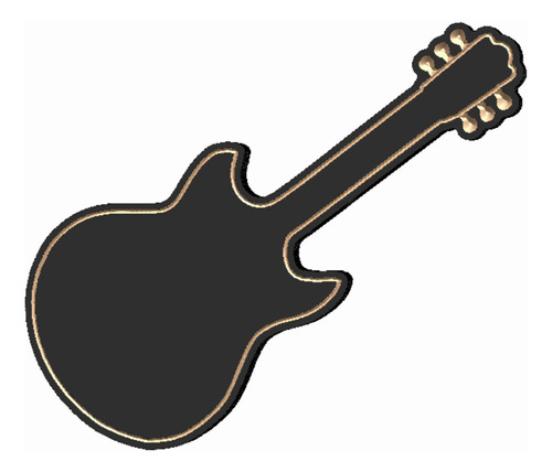 Placa Decorativa Guitarra 