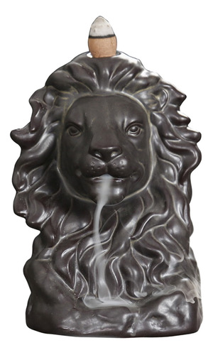 Figura De Cerámica Lion Head Backflow