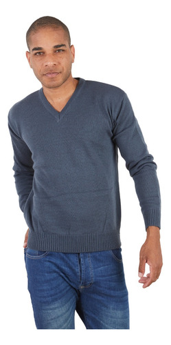 Pack X3 Sweaters Hombre De Hilo Cuello V Excelente Calidad