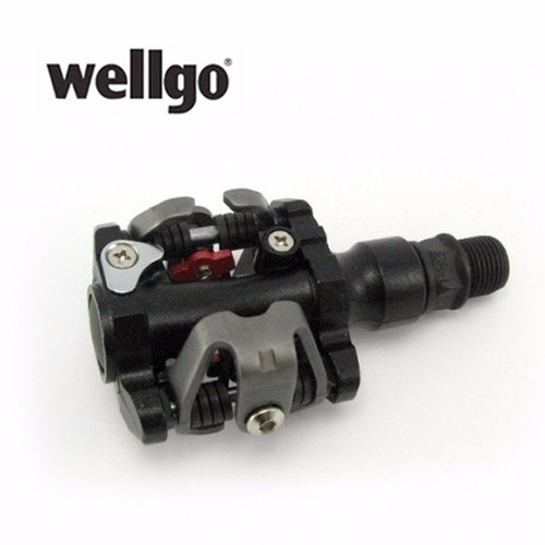 Imagem 6 de 6 de Pedal Clip Wellgo Mtb M919 Duplo Engate 9/16 Aluminio Preto