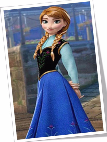 Disfraz Princesa Ana De Frozen - Adulto