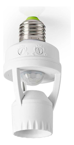 Sensor De Presença Para Lâmpada Soquete E27 Com Fotocélula