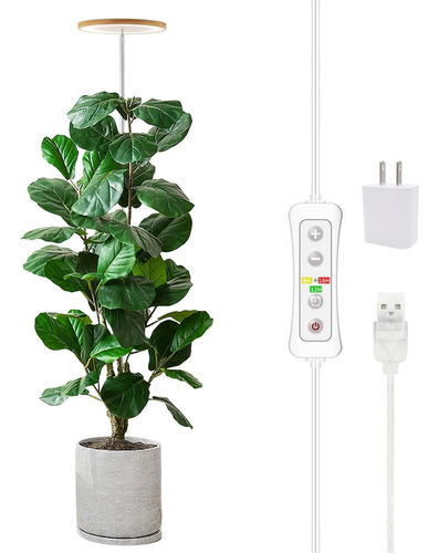 Lampara De Cultivo Indoor Led Espectro Completo Para Plantas Luz Blanco