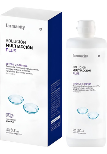 Farmacity Solución Multiacción Plus 500 Ml 02/28