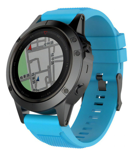 Pulseira Relogio Garmin Fenix 3 2 Hr Safira D2 Bravo Quatix Cor Água Largura 26 mm